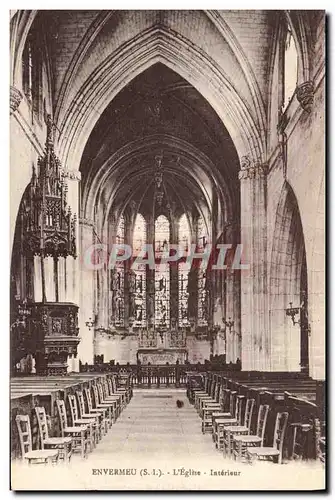 Cartes postales Envermeu L Eglise Interieur