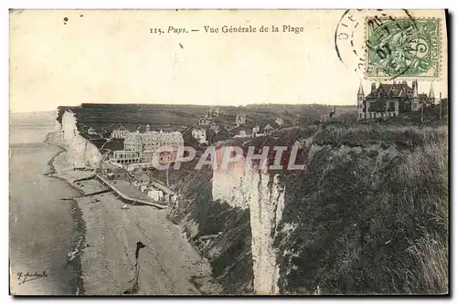 Cartes postales Puys Vue Generale de la Plage