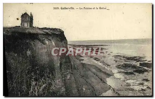 Cartes postales Quiberville La Falaise et la Greve