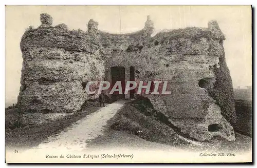 Cartes postales Ruines Du Chateau d Arques