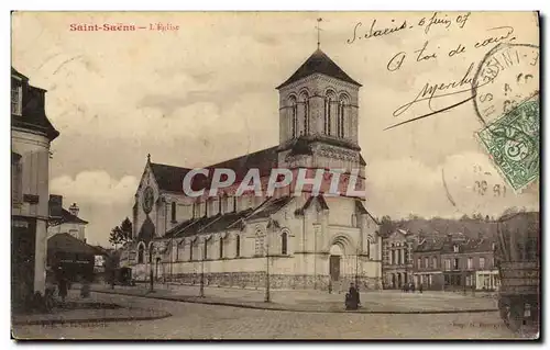 Cartes postales Saint Saens L Eglise