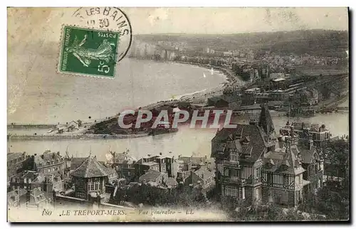 Cartes postales Le Treport Mers Vue Generale