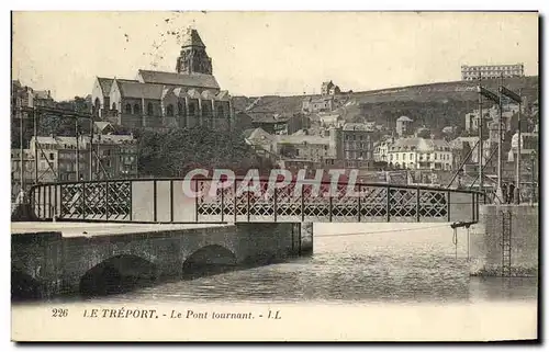 Ansichtskarte AK Le Treport Le Pont Tournant