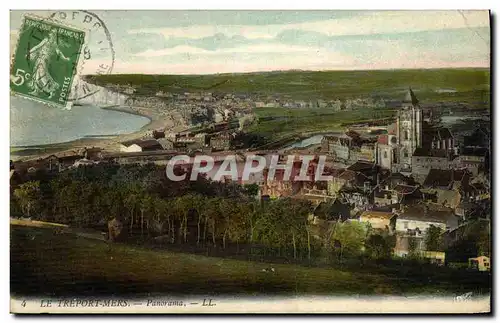 Cartes postales Le Treport Mers Panorama