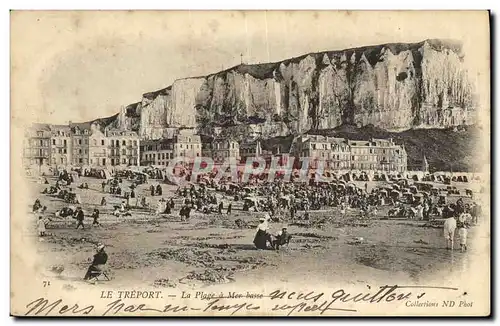 Cartes postales Le Treport La Plage a mer basse