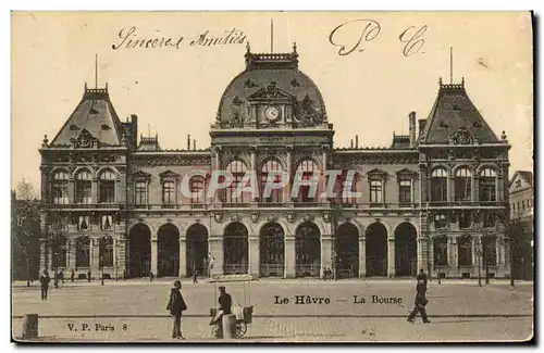 Cartes postales Le Havre La Bourse