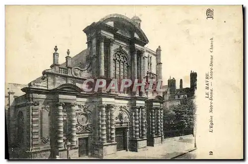 Cartes postales Le Havre L eglise Notre Dame