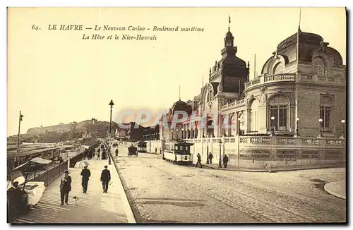 Cartes postales Le Havre Le Nouveau Casino Boulevard maritime La Heve et le Nice Havrais