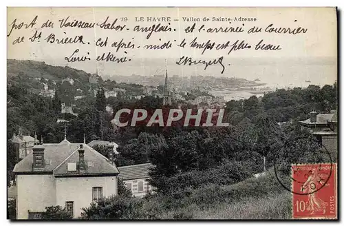 Cartes postales Le Havre Vallon de Sainte Adresse