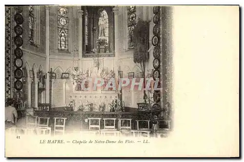 Cartes postales Le Havre Chapelle de Notre Dame Des Flots