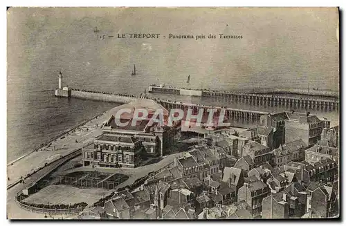 Cartes postales Le Treport Panorama Pris des Terrasses