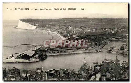 Cartes postales Le Treport Vue Generale sur Mers et Les Bassins