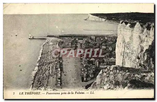 Ansichtskarte AK Le Treport Panorama Pres de La Falaise