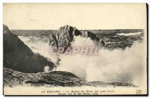 Cartes postales Le Treport Le Rocher du Moine Par Gros