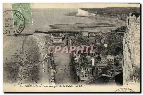 Cartes postales Le Treport Panorama Pres de la Falaise