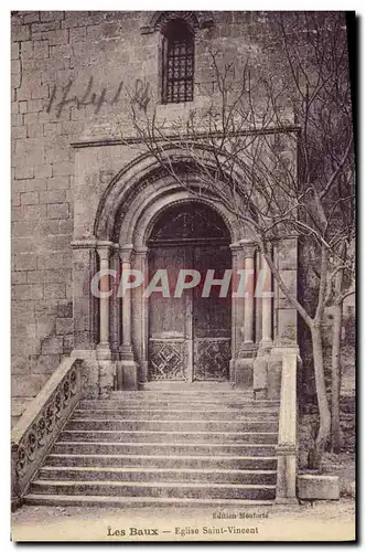 Ansichtskarte AK Les Baux Eglise Saint Vincent