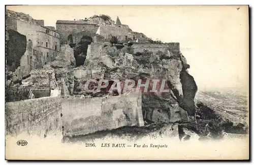 Ansichtskarte AK Les Baux Vue Des Remparts