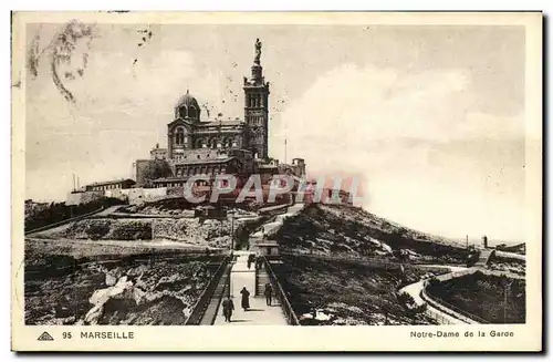 Cartes postales Marseille Notre Dame de la Garde