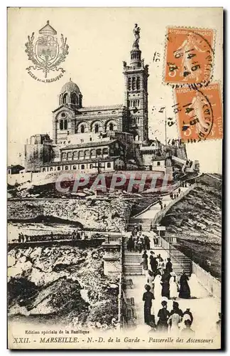 Cartes postales Marseille Notre Dame de la Garde