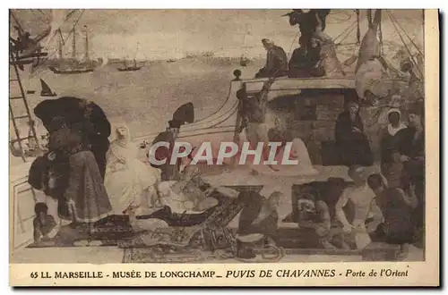 Cartes postales Marseille Musee De Longchamp Puvis De Chavannes Porte de l Orient