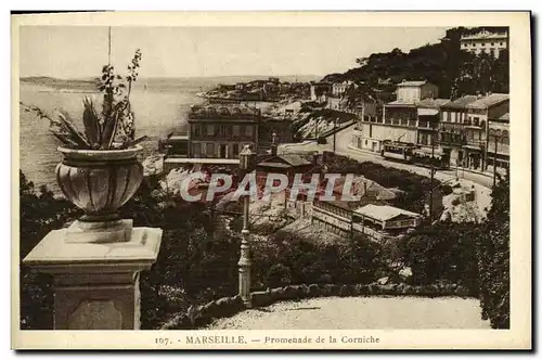 Cartes postales Marseille Promenade de la Corniche