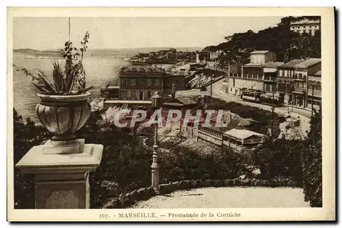 Cartes postales Marseille Promenade de la Corniche