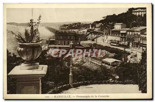 Cartes postales Marseille Promenade de la Corniche