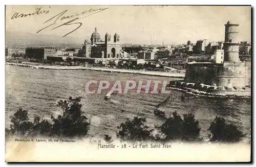 Cartes postales Marseille Le Fort Saint Jean