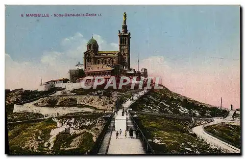 Cartes postales Marseille Notre Dame De La Garde