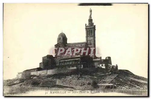 Cartes postales Marseille Notre Dame de la Garde