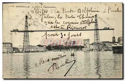 Cartes postales Marseille Le Pont a Transbordeur