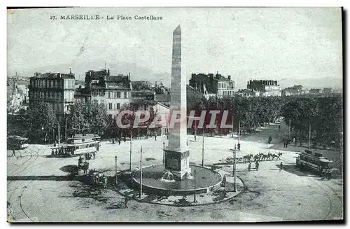 Cartes postales Marseille La Place Castellane