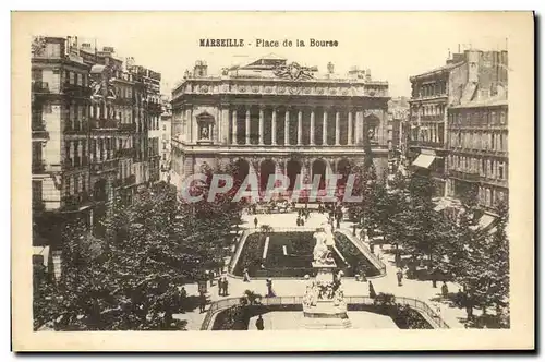 Cartes postales Marseille Place de la Bourse