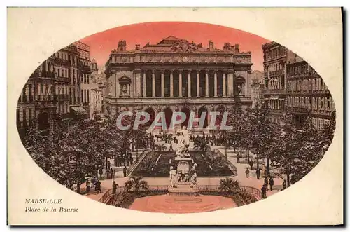 Cartes postales Marseille Place de la Bourse