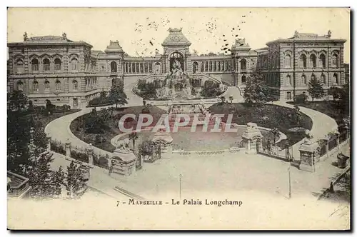 Cartes postales Marseille le Palais Longchamp