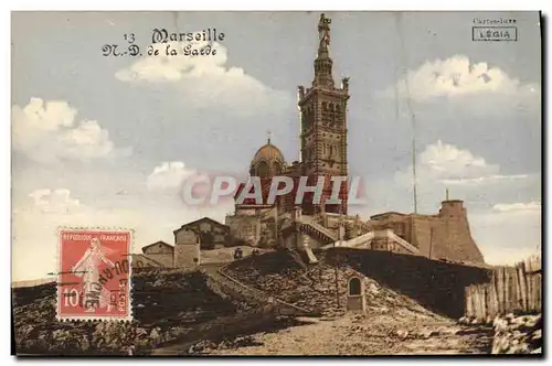 Cartes postales Marseille Notre Dame de la Garde