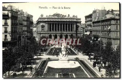 Cartes postales Marseille Place de la Bourse