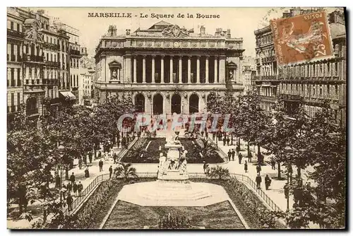 Cartes postales Marseille Le Square de la Bourse