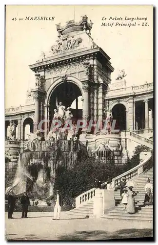 Cartes postales Marseille Le Palais Longchamp
