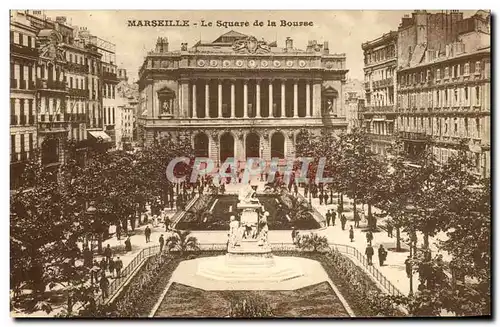 Cartes postales Marseille Le Square de la Bourse