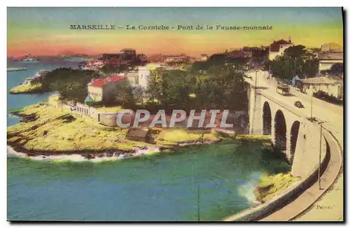 Ansichtskarte AK Marseille La Corniche Pont de la Fausse Monnaie