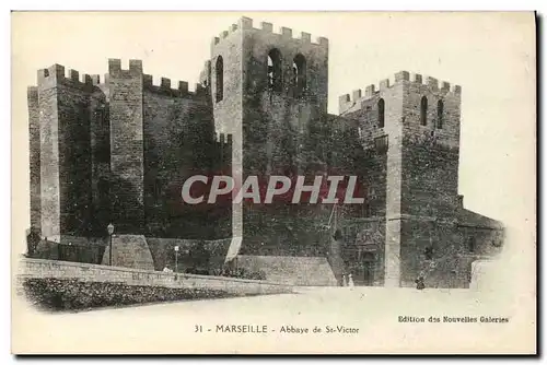 Cartes postales Marseille Abbaye de St Victor