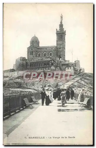 Ansichtskarte AK Marseille La Vierge de la Garde