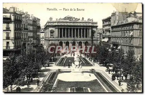 Cartes postales Marseille Place de la Bourse