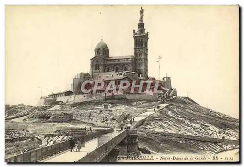 Cartes postales Marseille Notre Dame de la Garde