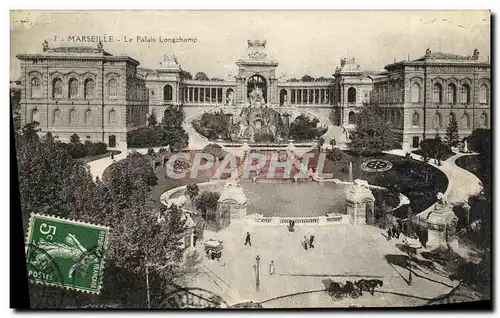 Cartes postales Marseille le Palais Longchamp