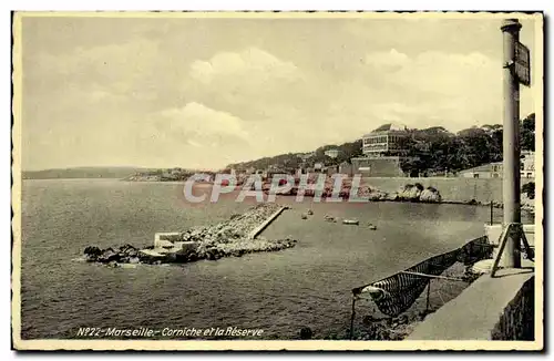 Cartes postales Marseille Corniche et la Reserve