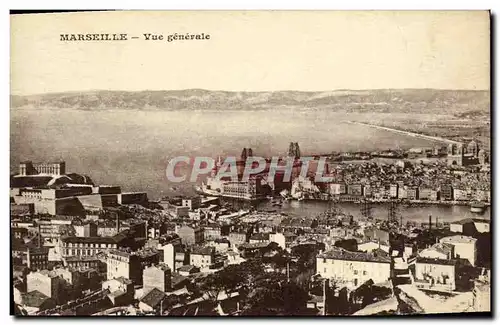 Cartes postales Marseille Vue generale