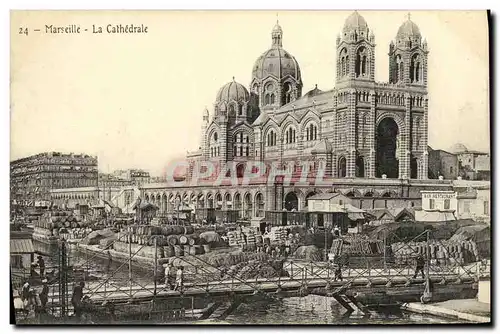 Cartes postales Marseille La Cathedrale