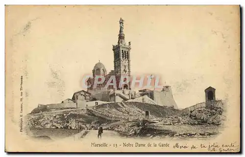 Cartes postales Marseille Notre Dame de la Garde